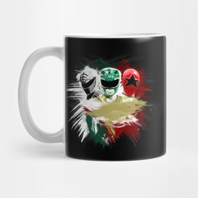 Tommy - White, Green & Red Ranger by Designsbytopher